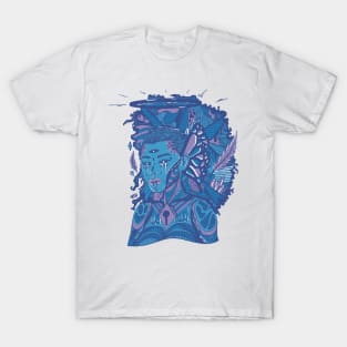 Mountain Blue Jupiter Cries T-Shirt